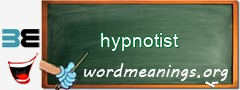 WordMeaning blackboard for hypnotist